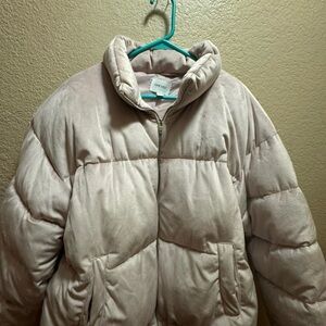 Nine West puffer coat like new L